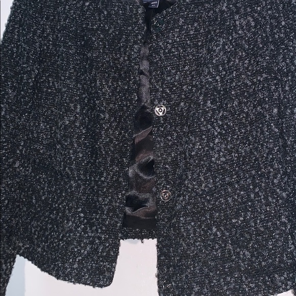 GAP Factory Tweed Cropped Button Jacket - Classic - Picture 4 of 7